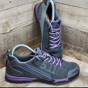 5.11 Tectical Racon Trainer Women's Gray and Purple Athletic Shoes